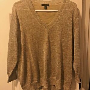 J. Crew Cropped V-Neck Sweater